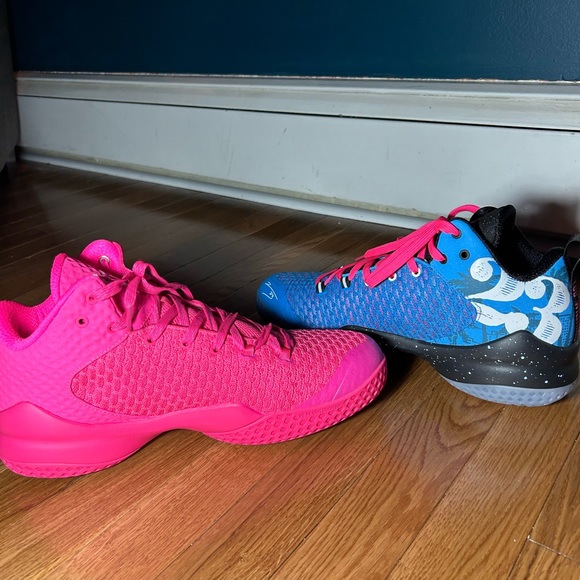 Brand New Mismatched Peak Lou Williams Basketball Shoes- Message for Size - Picture 7 of 8